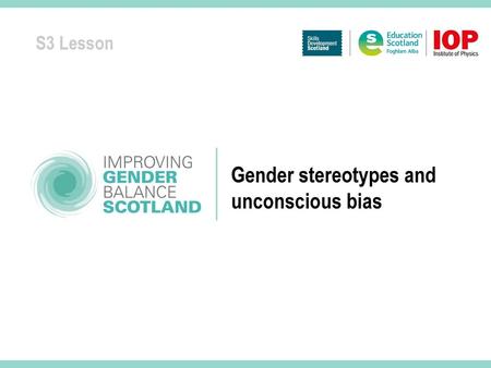 Gender stereotypes and unconscious bias