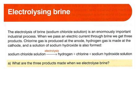 The membrane keeps the chlorine gas away