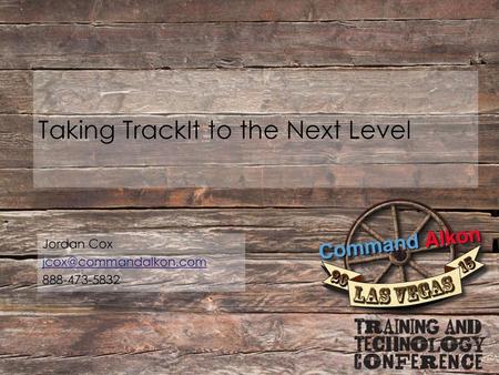 Taking TrackIt to the Next Level