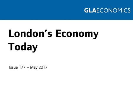 London’s Economy Today