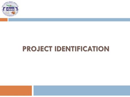 Project Identification