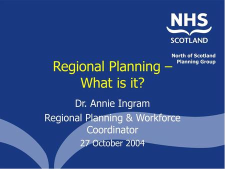 Regional Planning – What is it?