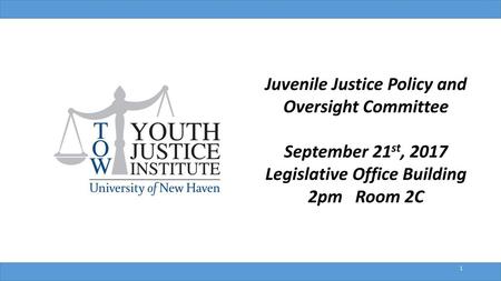 Juvenile Justice Policy and Oversight Committee