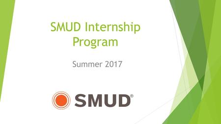 SMUD Internship Program