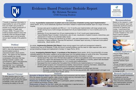 Research Implications: Clinical Implications: