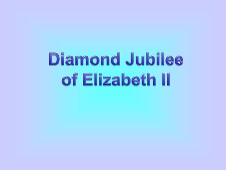 Diamond Jubilee of Elizabeth II