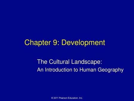 The Cultural Landscape: An Introduction to Human Geography