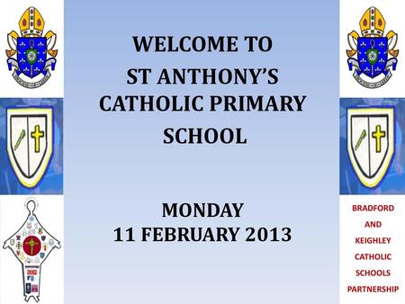 ST ANTHONY’S CATHOLIC PRIMARY