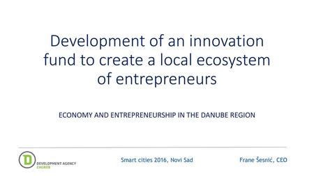 ECONOMY AND ENTREPRENEURSHIP IN THE DANUBE REGION