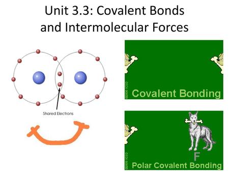 Unit 3.3: Covalent Bonds and Intermolecular Forces