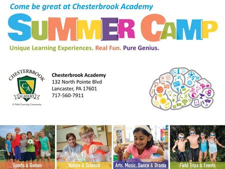 Come be great at Chesterbrook Academy