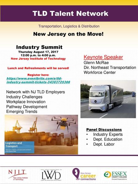 TLD Talent Network New Jersey on the Move! IIndustry Summit