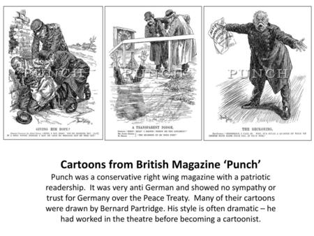 Cartoons from British Magazine ‘Punch’