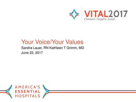 Your Voice/Your Values