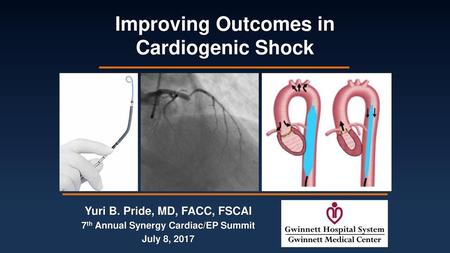 Improving Outcomes in Cardiogenic Shock