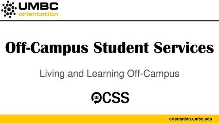 Off-Campus Student Services