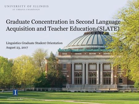 Linguistics Graduate Student Orientation August 23, 2017