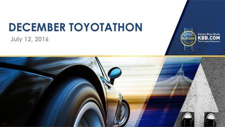 December toyotathon July 12, 2016.