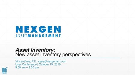 Asset Inventory: New asset inventory perspectives