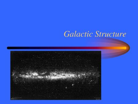 Galactic Structure.