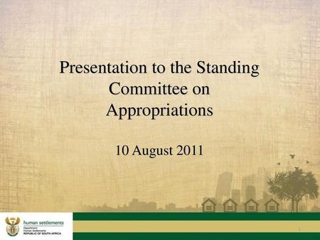 Legislation Constitution of the Republic of South Africa, 1996 (Act No. 108 of 1996) Housing Act No.107 of 1997 The Housing Consumers Protection Measures.