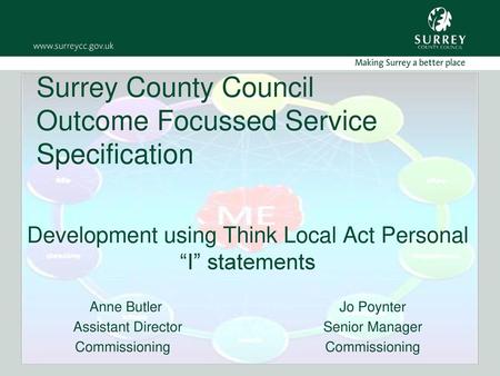 Surrey County Council Outcome Focussed Service Specification