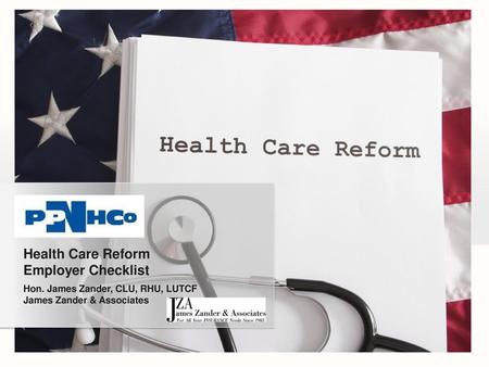 Health Care Reform Employer Checklist