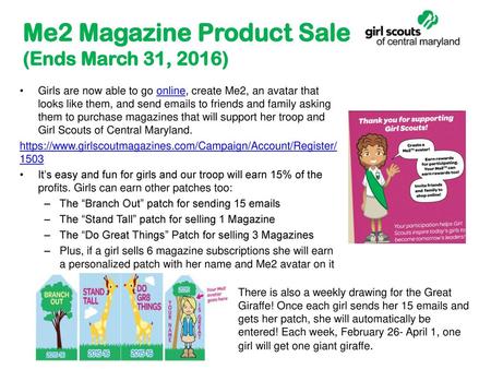 Me2 Magazine Product Sale (Ends March 31, 2016)