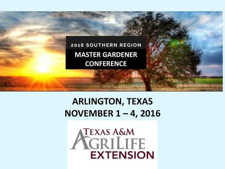 MASTER GARDENER CONFERENCE