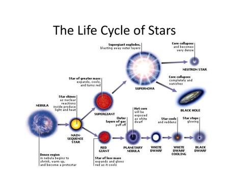 The Life Cycle of Stars.