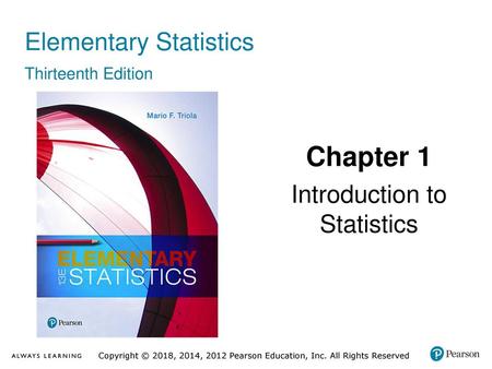 Elementary Statistics