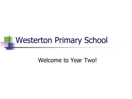 Westerton Primary School