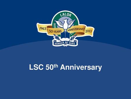 ` LSC 50th Anniversary.