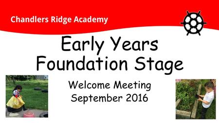 Early Years Foundation Stage