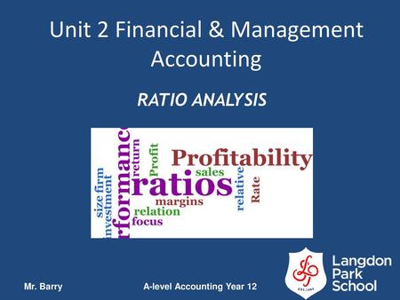 Unit 2 Financial & Management Accounting