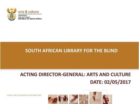 SOUTH AFRICAN LIBRARY FOR THE BLIND