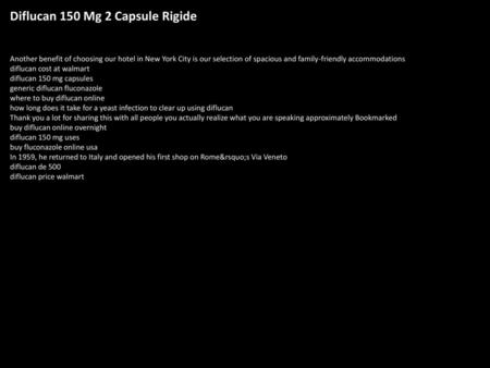 Diflucan 150 Mg 2 Capsule Rigide