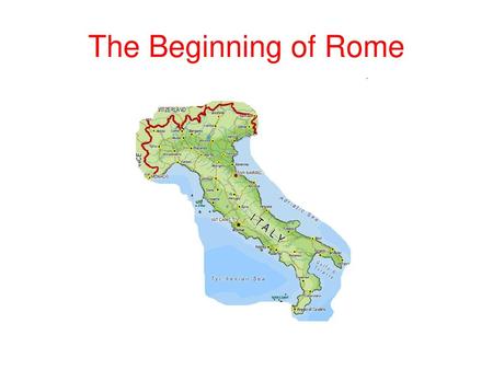 The Beginning of Rome.