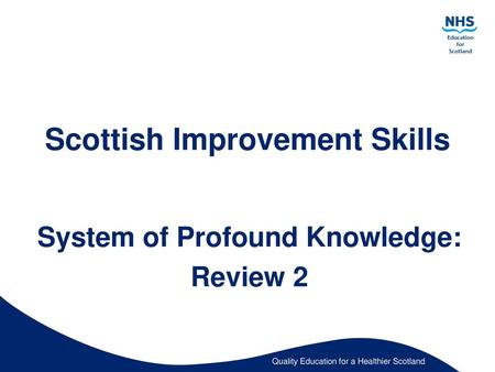 Scottish Improvement Skills