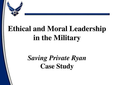 Ethical and Moral Leadership