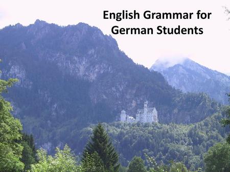 English Grammar for German Students