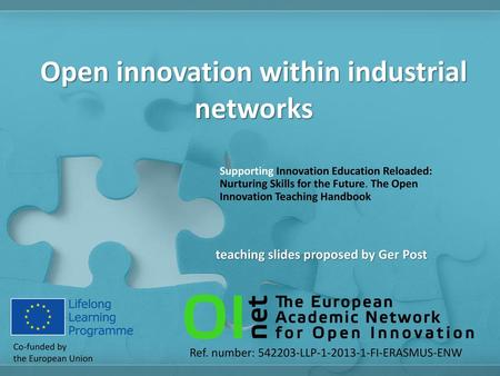 Open innovation within industrial networks