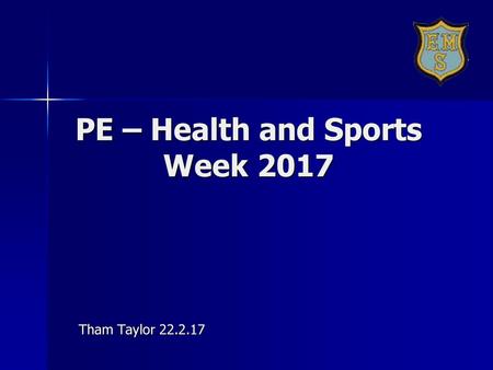 PE – Health and Sports Week 2017