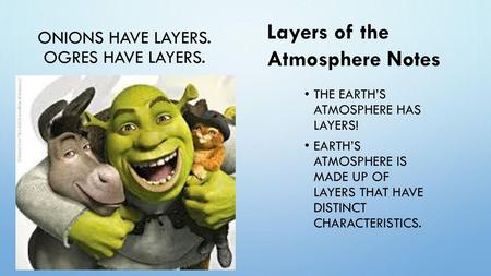 Onions have layers. Ogres have layers.