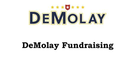 DeMolay Fundraising.