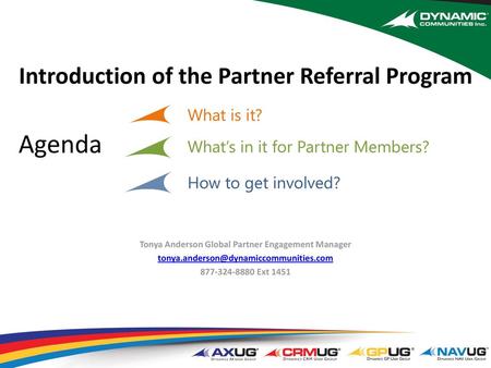 Introduction of the Partner Referral Program