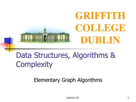 Data Structures, Algorithms & Complexity