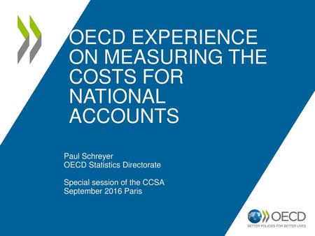 OECD experience on measuring the costs for national accounts