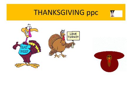 THANKSGIVING ppc.