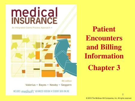 Patient Encounters and Billing Information Chapter 3